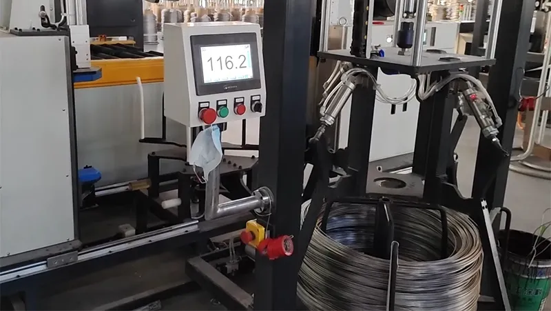 Automatic Horizontal Wire Coil Packaging Line WS-400
