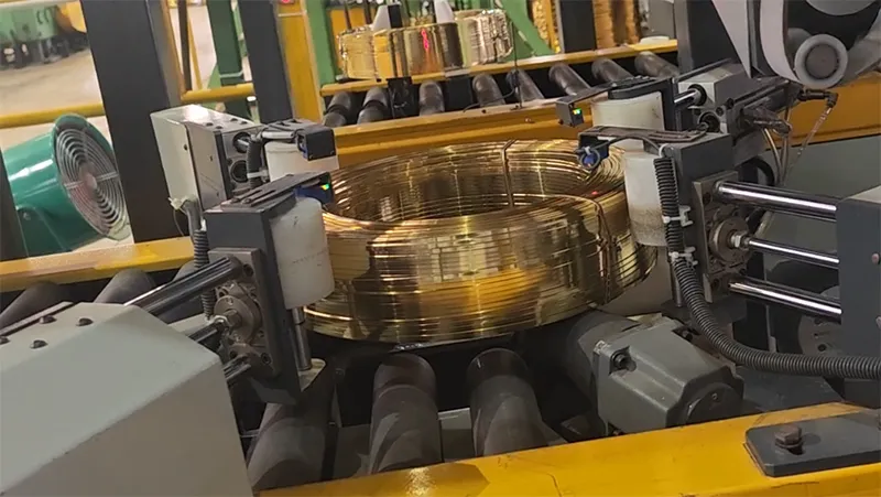 SA-WS-35 Automatic Horizontal Wire Coil Packaging Line