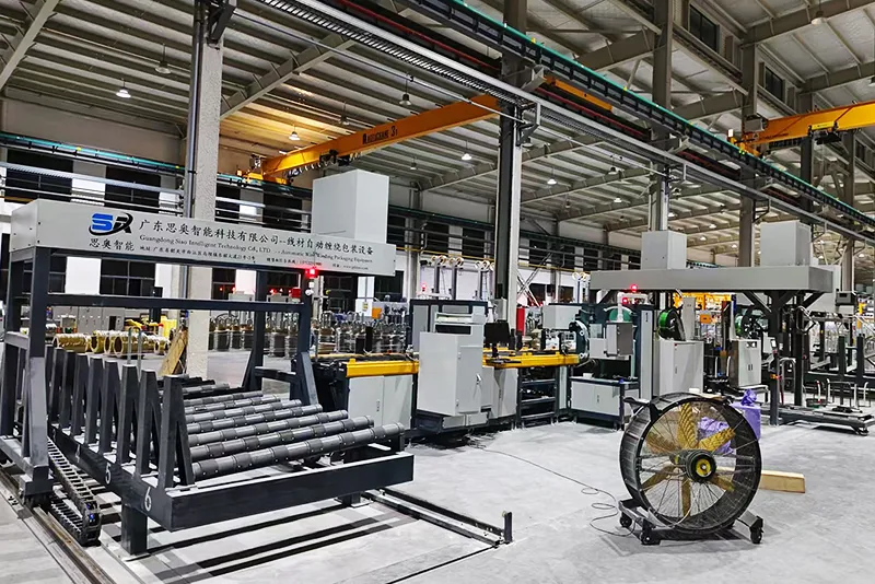 SA-WS-400 Automatic Horizontal Wire Coil Packaging Line