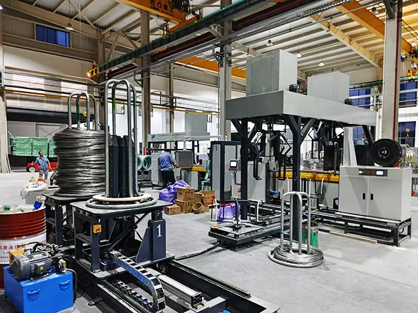 SA-WS-400 Automatic Horizontal Wire Coil Packaging Line