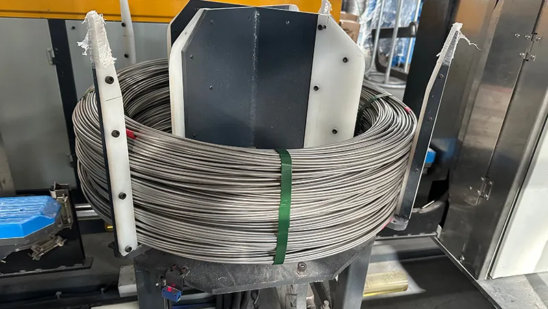 SA-WS-400 Automatic Horizontal Wire Coil Packaging Line