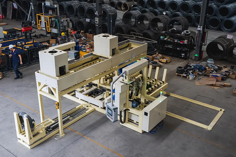 SA-LS-35 Automatic Vertical Wire Coil Packaging Line