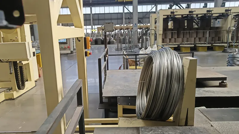 SA-LS-35 Automatic Vertical Wire Coil Packaging Line